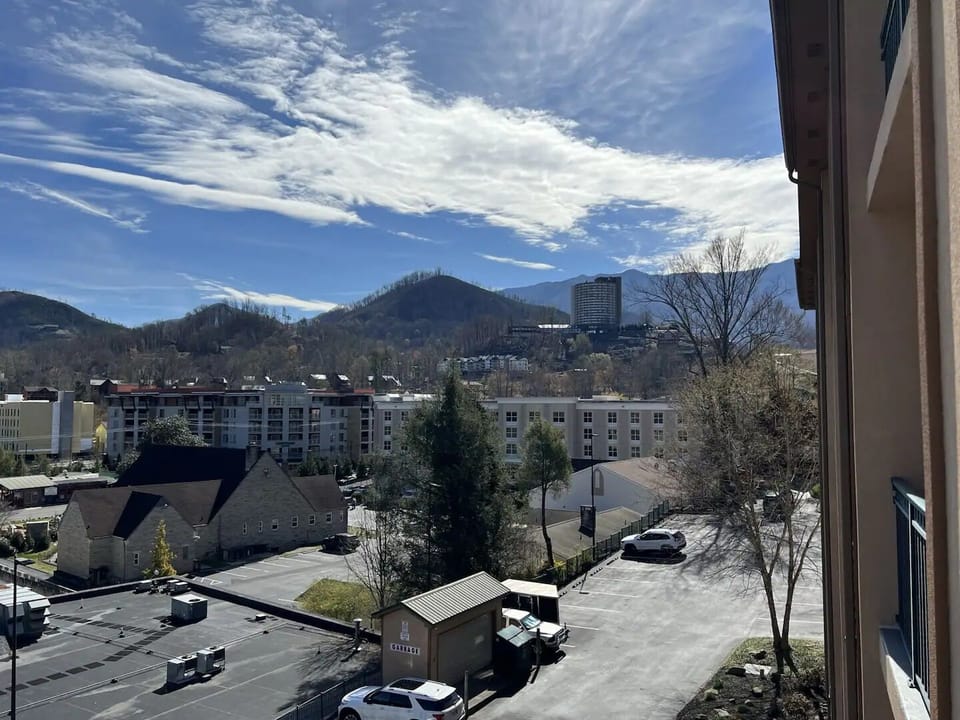 View of Mount LeConte from Entry