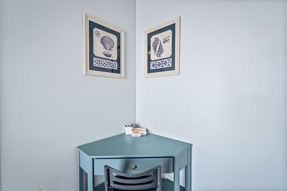 Dedicated work space in Master Bedroom