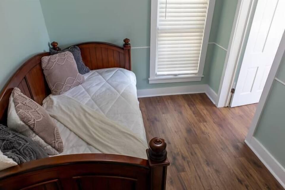 You can easily just roll second twin bed underneath to create more space. 