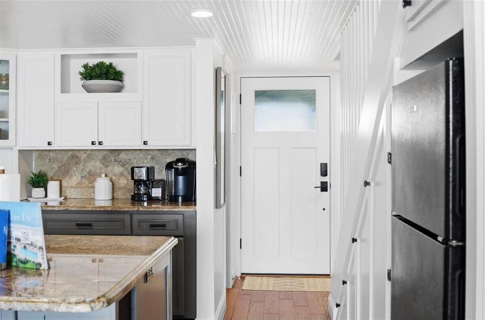 Bright, modern kitchen with sleek stainless steel appliances