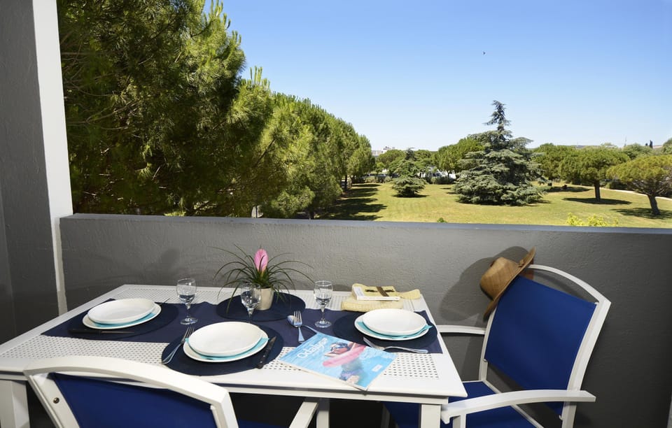 Open the door and step out onto your private balcony!