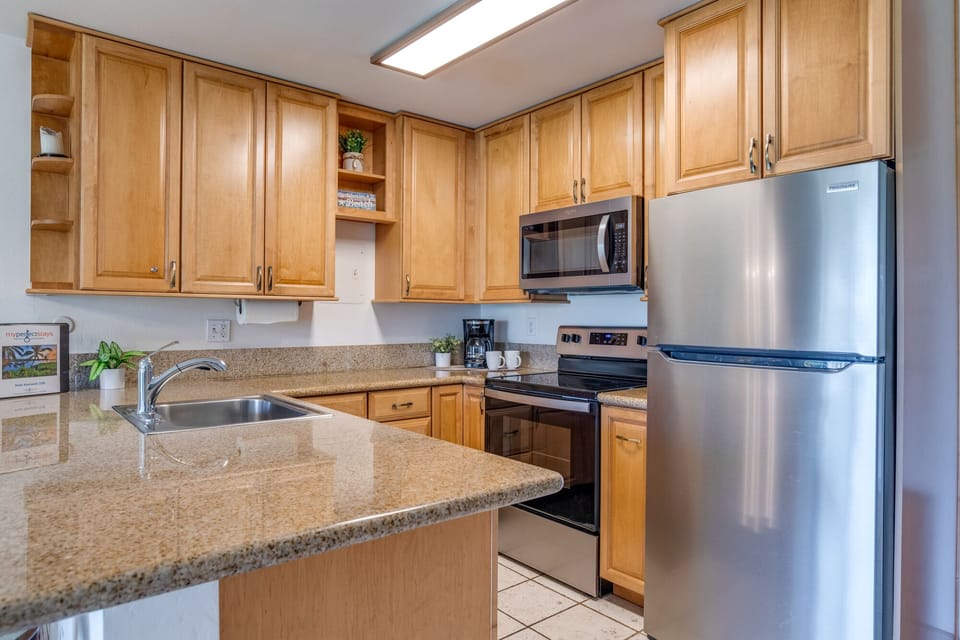 Fully equipped kitchen