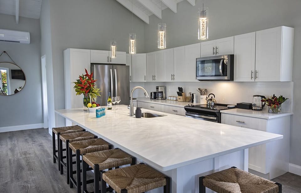 Shared fridge, microwave, coffee/tea maker, electric kettle