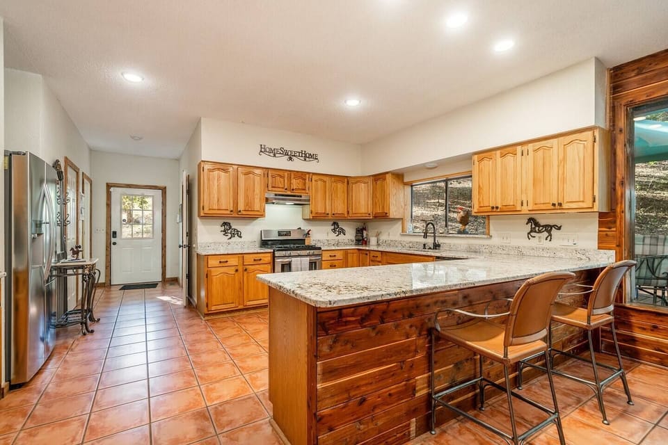 Cantina de Caballo Seating is right next to the dining area if additional seating is needed for larger gatherings.