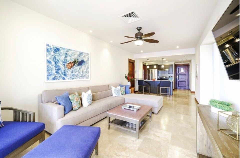 Condo, 2 Bedrooms | Living area | Flat-screen TV, iPod dock