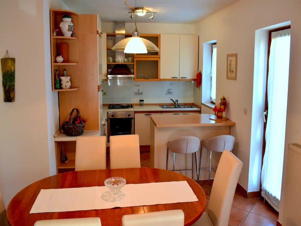 Apartment (Three Bedroom Apartment with Terrace) | Private kitchen | Fridge