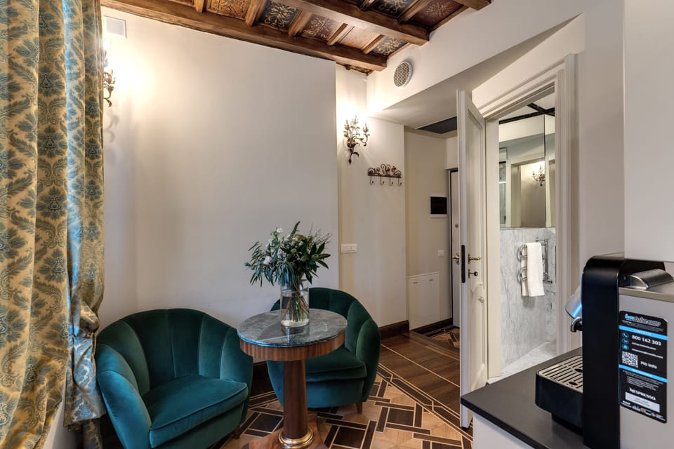 Apartment, Annex Building (via Morigi 8) | Living area | 30-inch flat-screen TV with satellite channels, TV