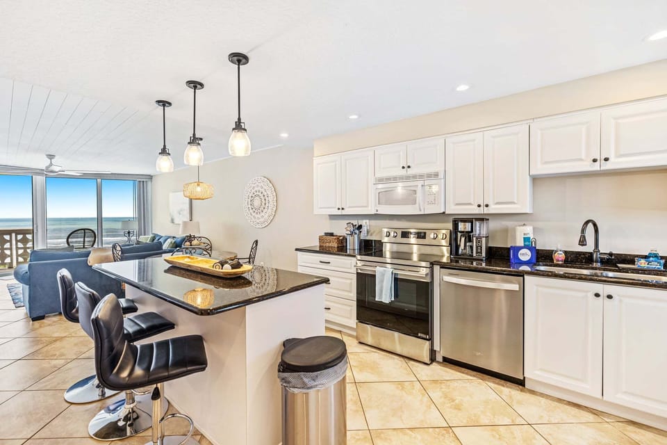 Fully equipped kitchen for all your cooking needs.