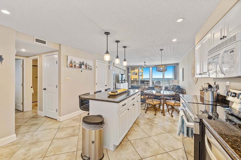 Fully equipped kitchen for all your cooking needs.