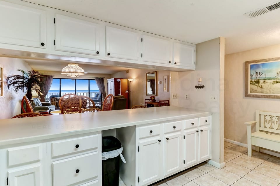 Kitchen with Ocean View
