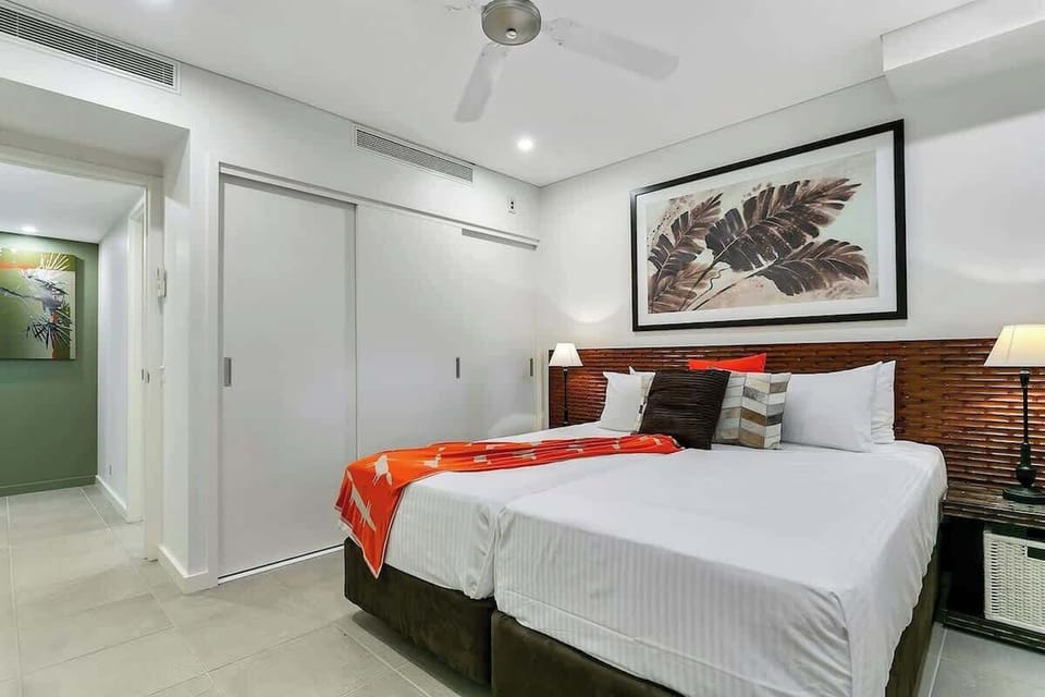 Accommodate your needs with the second bedroom's king split configuration, offering versatility for guests.