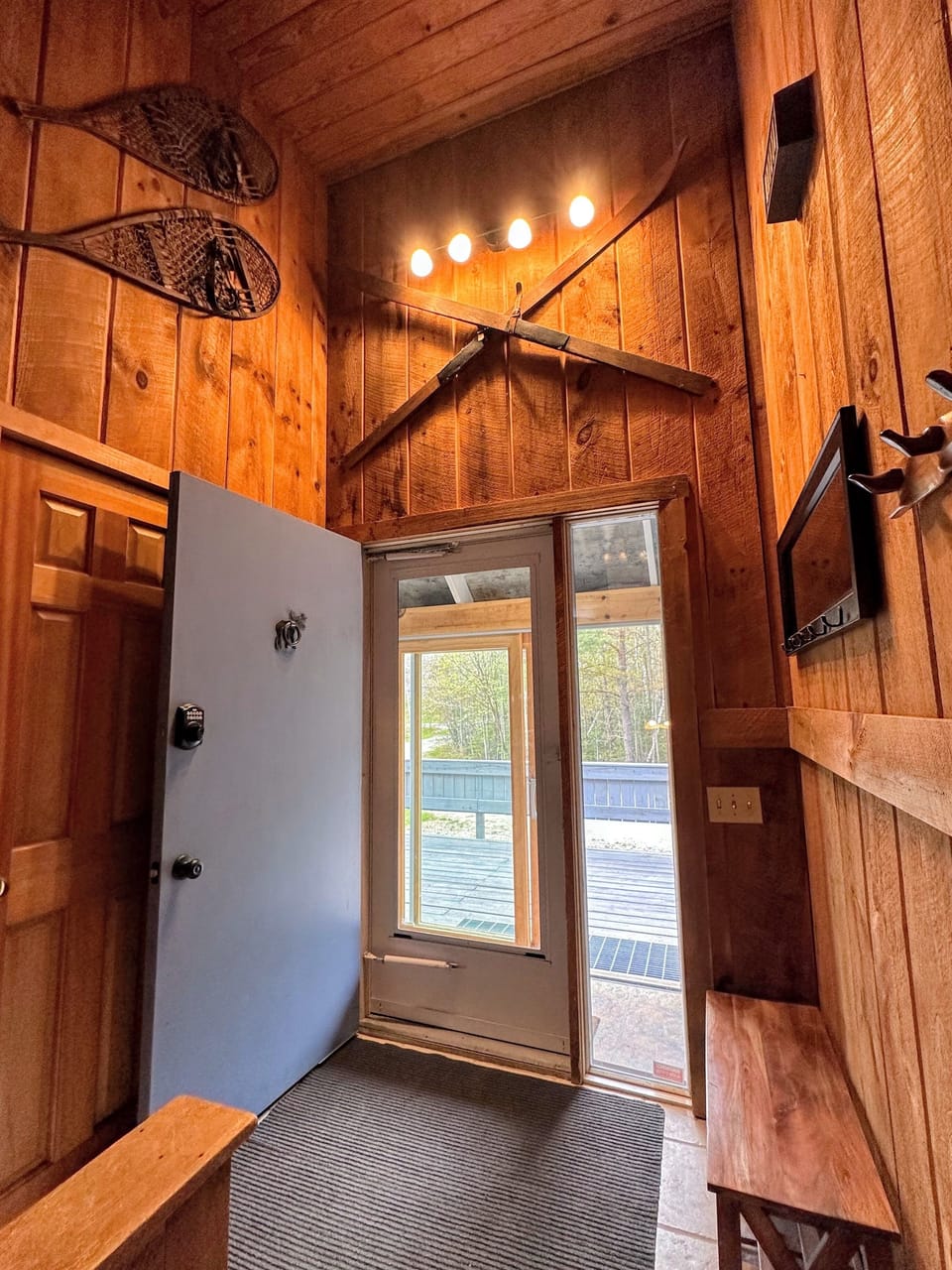 Rustic entryway