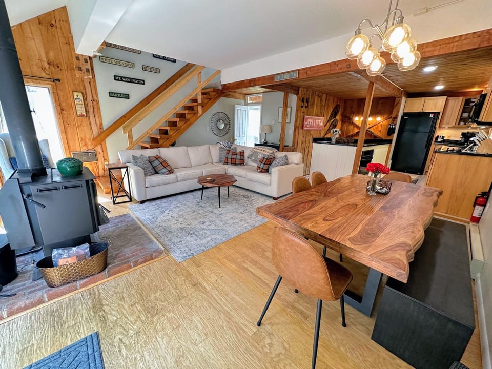 Side view of the main living space