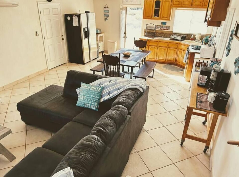 living room, dining area
