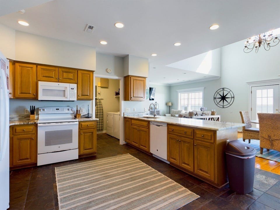 Slate tile, snacks, and zero excuses.