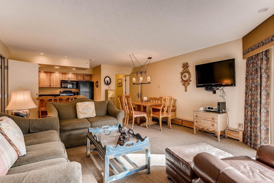 Condo, Multiple Beds (Westwind 306 2BD 2BA Gold condo in Li) | Living room | Flat-screen TV, fireplace