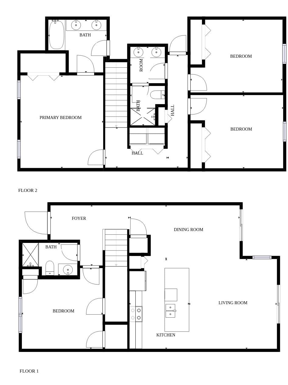  This townhome has a total of 3 bathrooms.