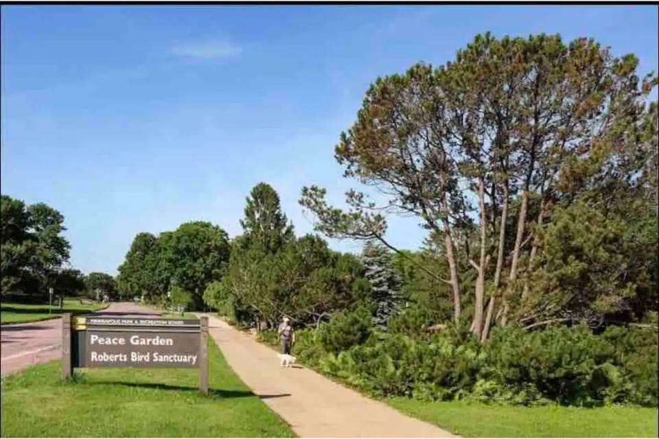 North side of Lake Harriet- gardens to check out and enjoy. Bring a picnic!
