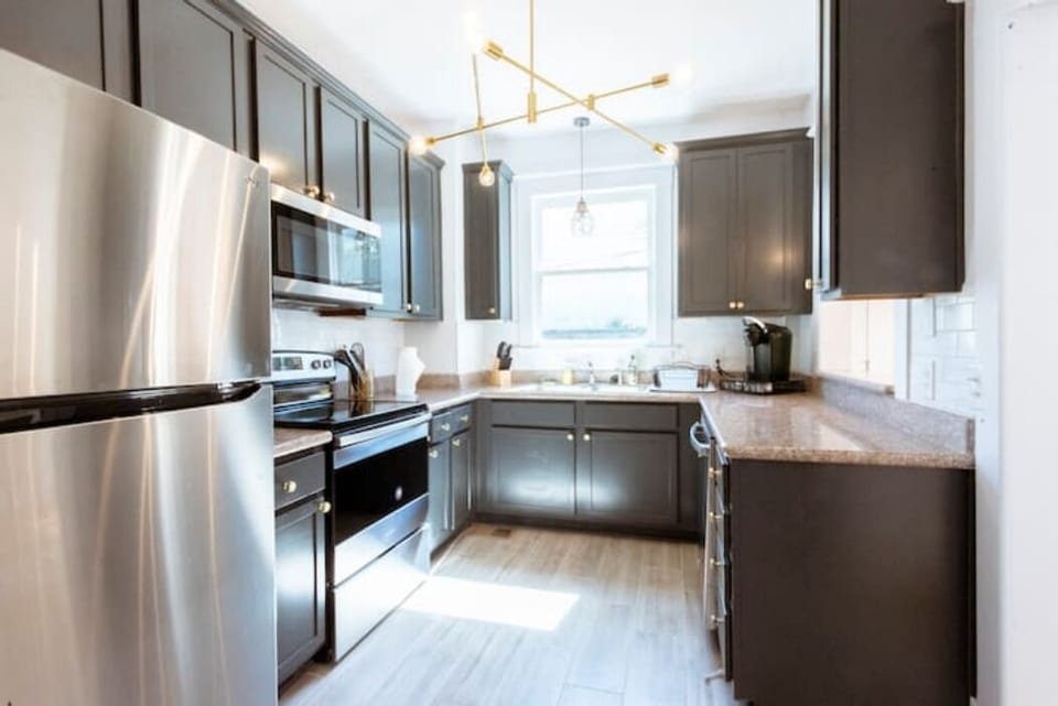 One of three full kitchens outfitted with the basic essentials