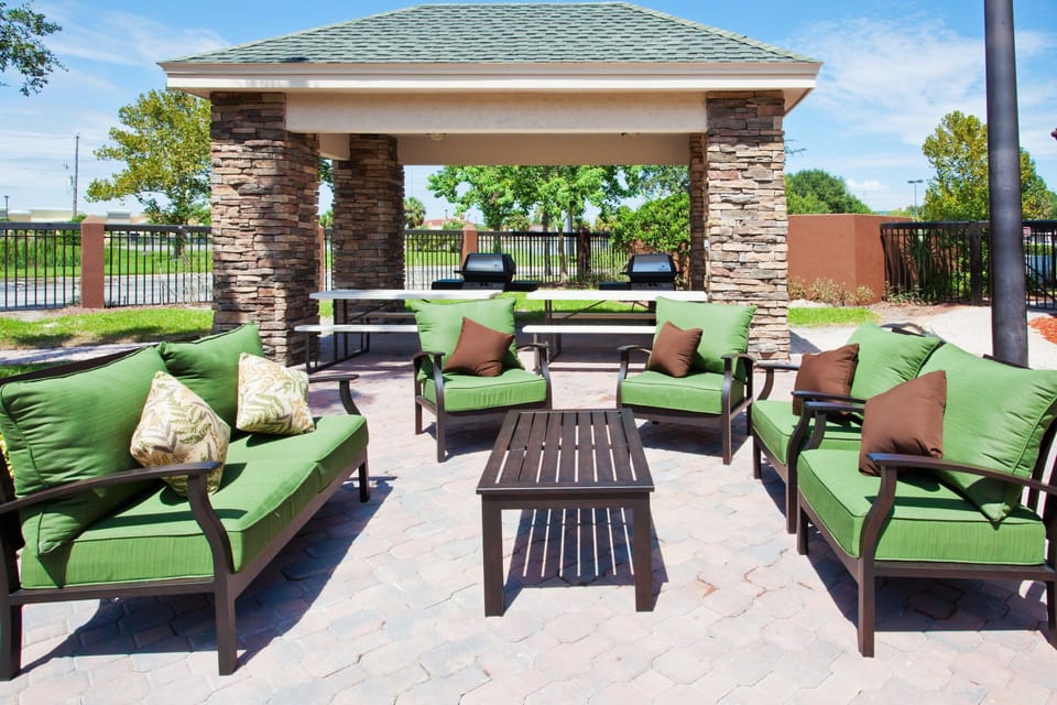 Soak up the sunshine on the shared terrace.