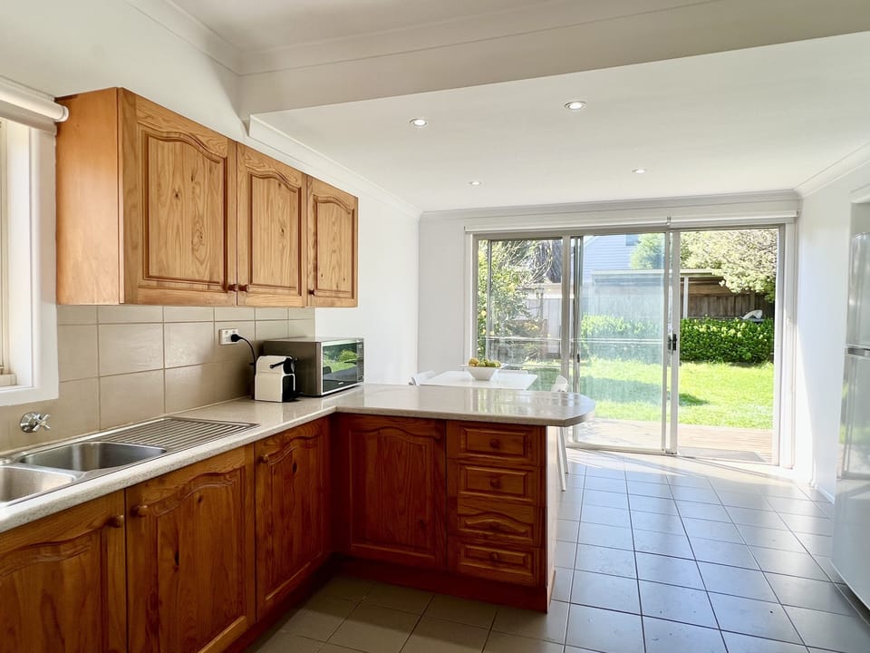 Large open plan kitchen