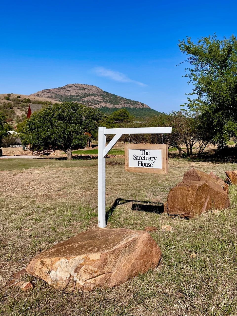 Mount Scott behind the house