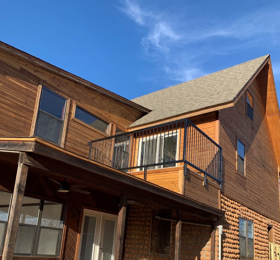 Deck off of Master Bedroom