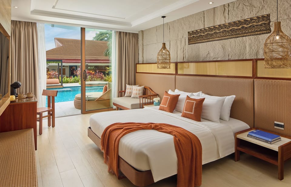 Ocean Wing Pool Access | Bathroom | Shower, rainfall showerhead, hair dryer, bathrobes