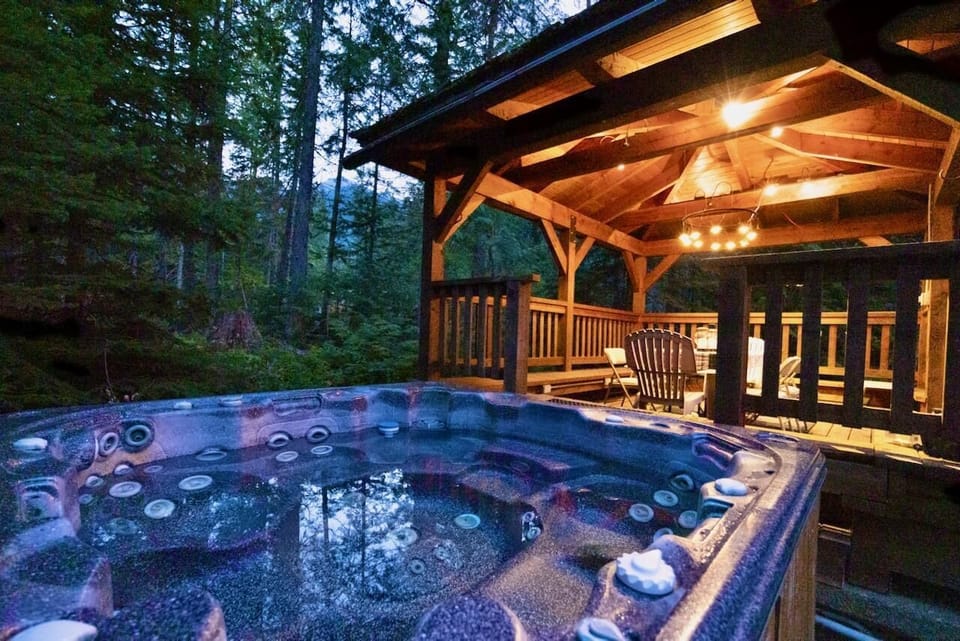 Gazebo and Hot Tub