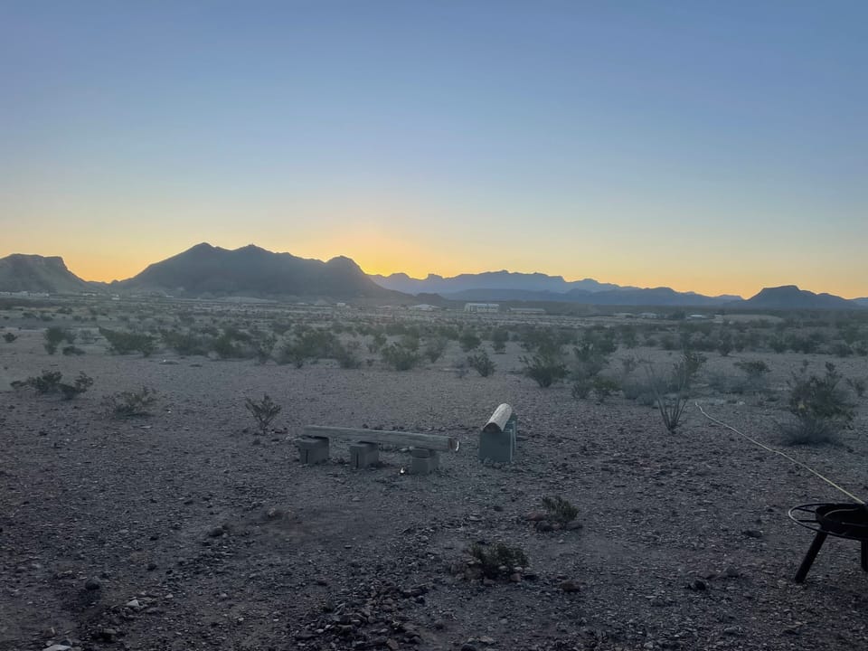 Morning Views from porch/patio