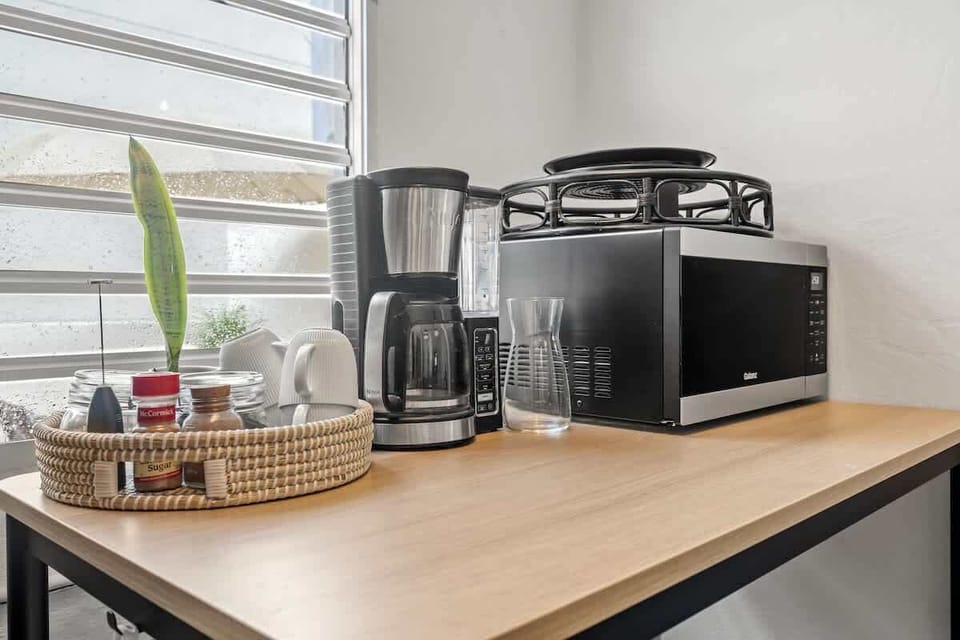 Brew a cup of gourmet coffee in the morning and then stroll