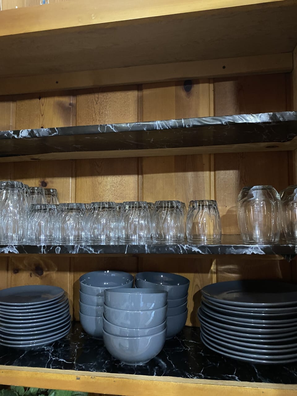 Dishes and all essentials provided