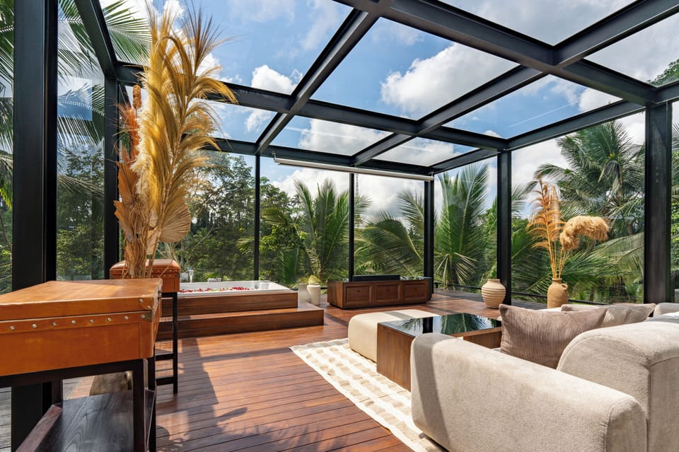 The Invisible Villa with Private Cinema - Adult Only | Living area | Smart speakers