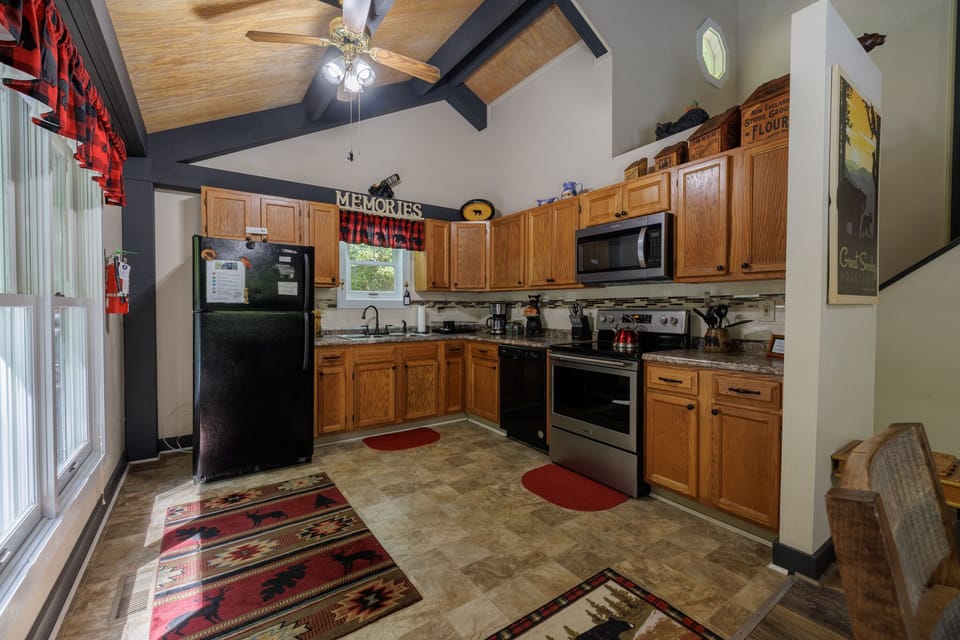 Misty Mountain Hop - Kitchen with Cookware and Keuirig Duo Single Cup/Carafe Coffee Machine