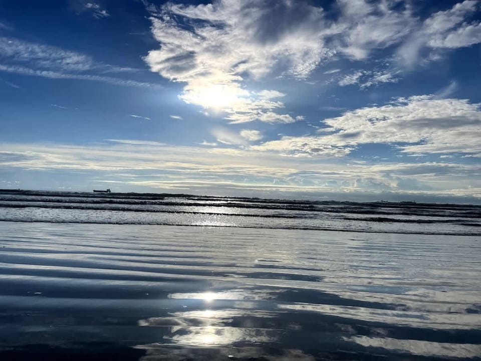 I love this photo I took of the ocean. Whether you're surfing the breaks or paddling in the baby waves , a day at the beach is the best. 