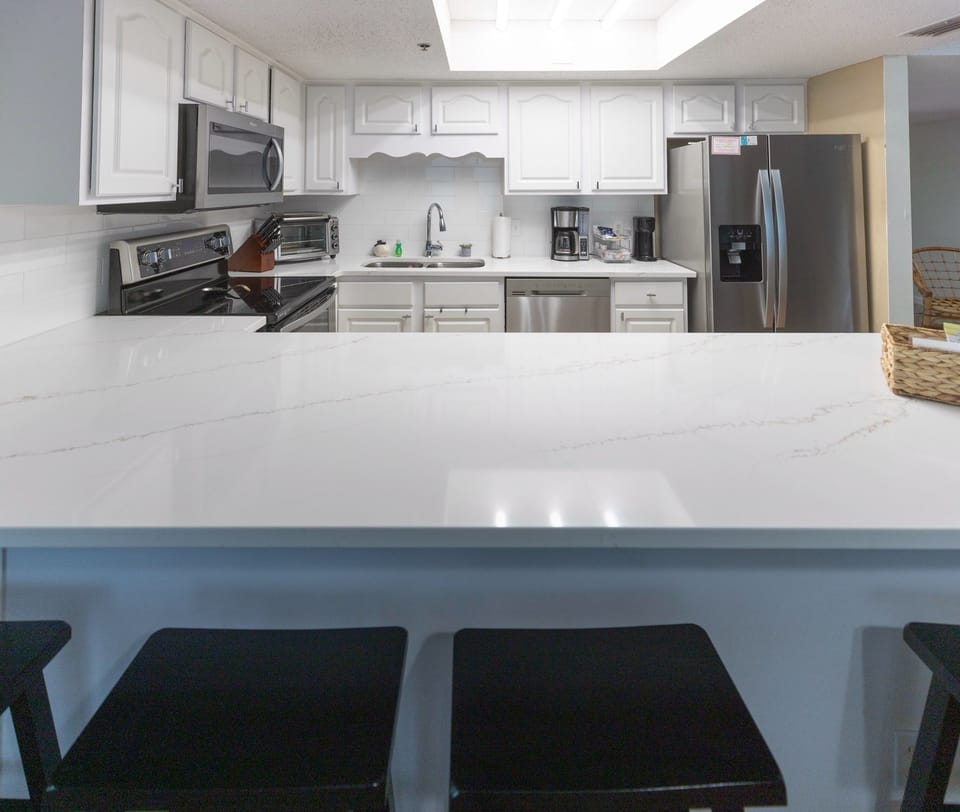 Kitchen bar area- great for kids