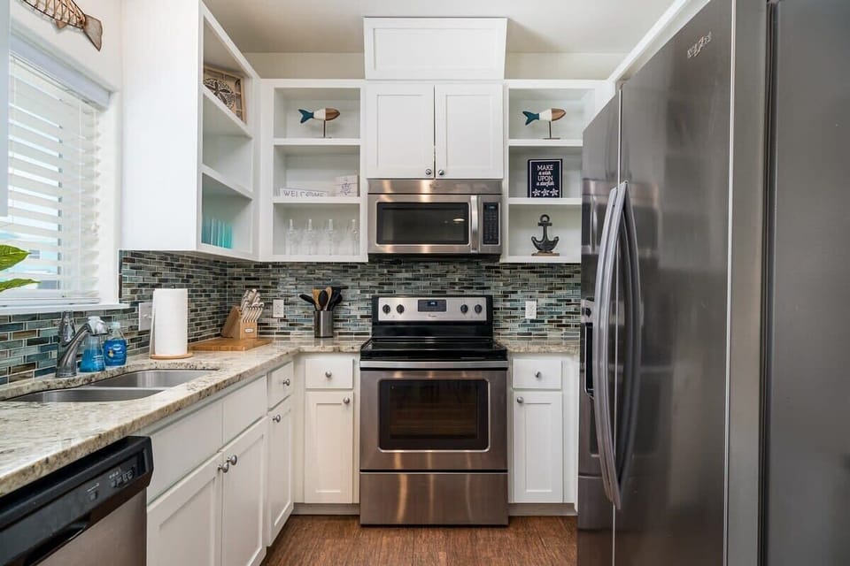 Fully stocked kitchen