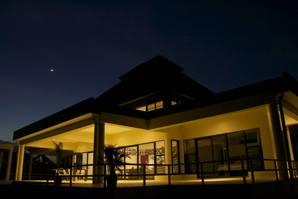 Front of property - evening/night
