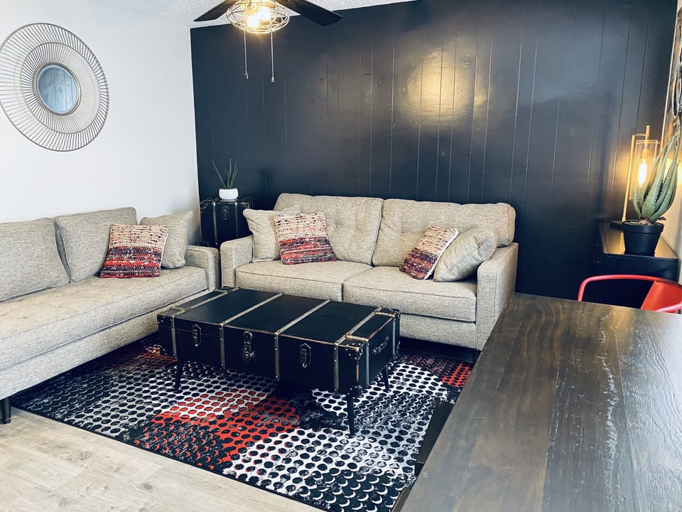 Living room with sofas
