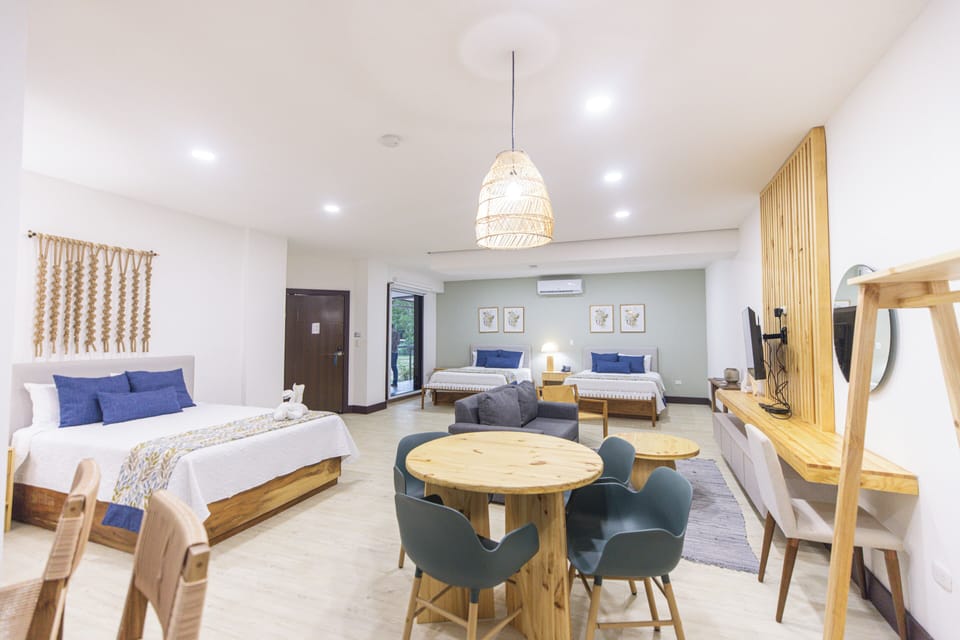 Family Studio Suite | Memory foam beds, minibar, in-room safe, desk