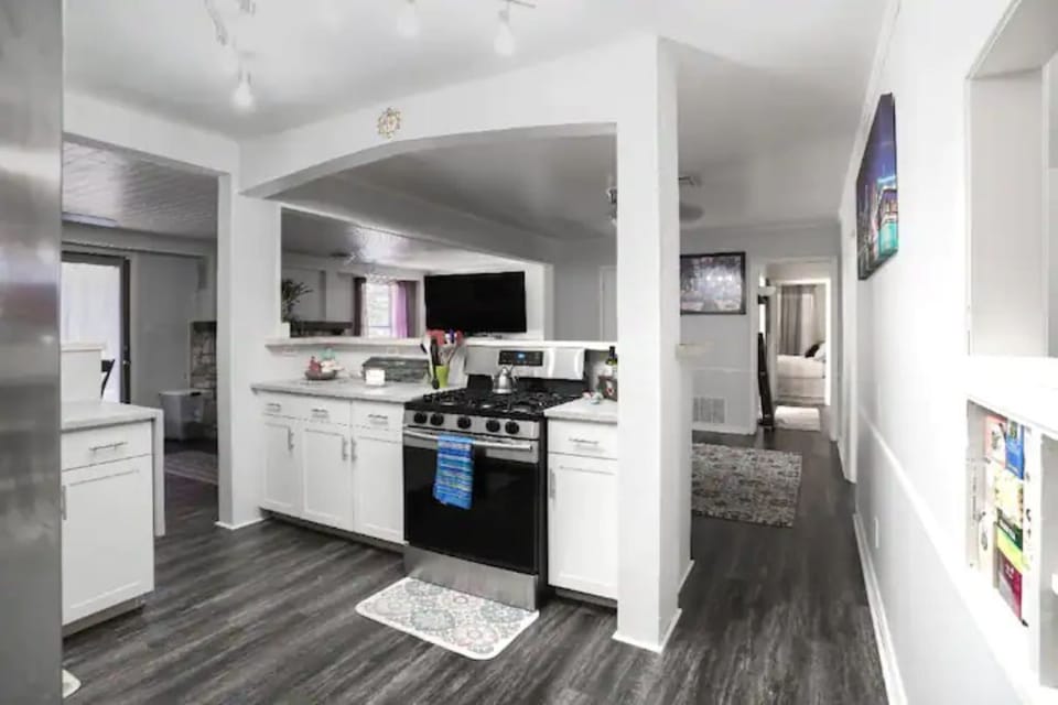 Urban retreat at it's finest. Open concept great for cooking & conversating.
