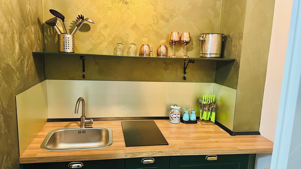 Comfort Double Room | Private kitchen | Fridge, espresso maker, coffee/tea maker, electric kettle