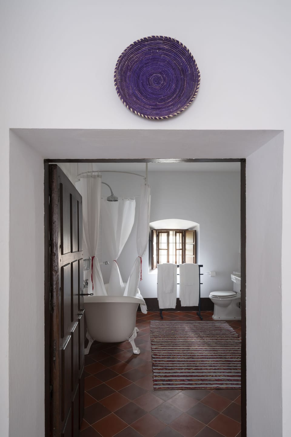 Suite | Bathroom | Shower, hair dryer, bathrobes, towels