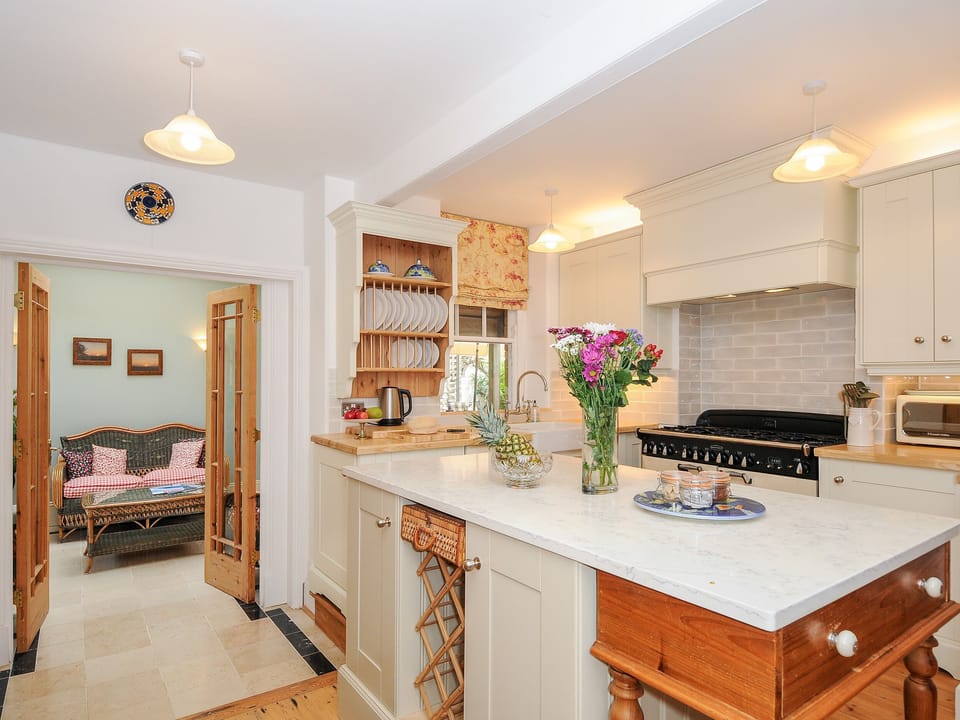 Fridge, dishwasher, electric kettle, toaster