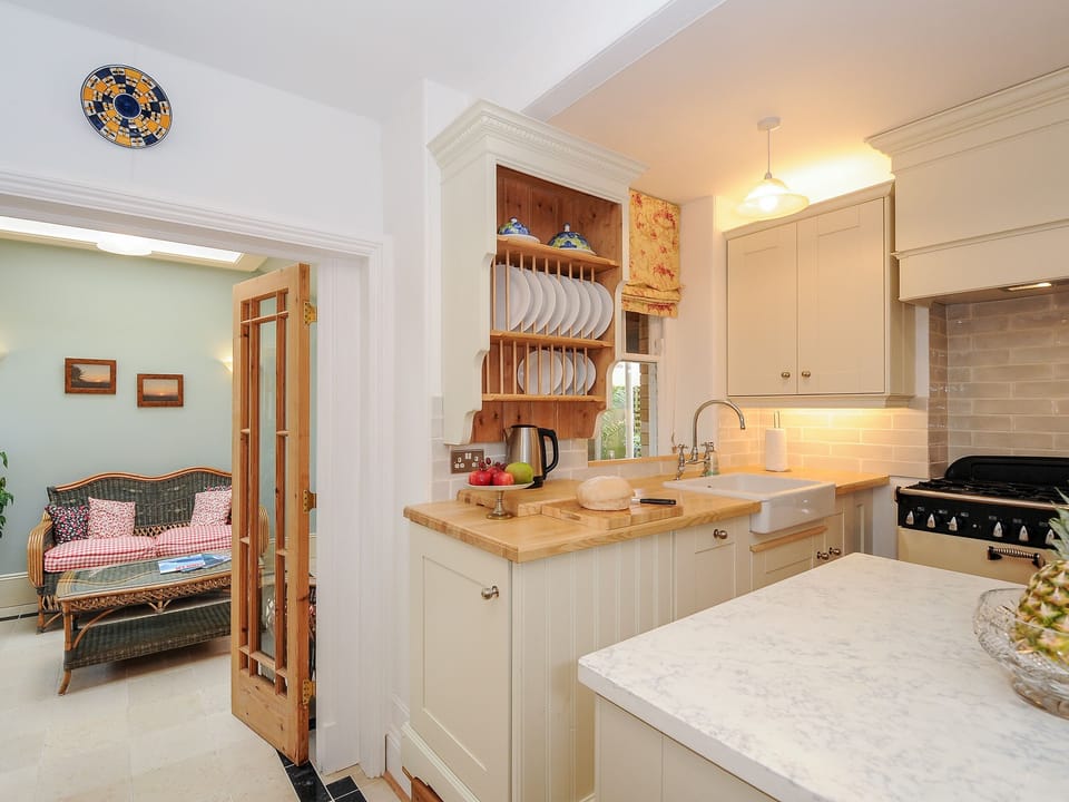 Fridge, dishwasher, electric kettle, toaster