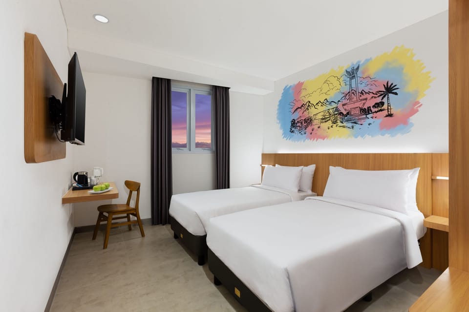 Free WiFi, bed sheets