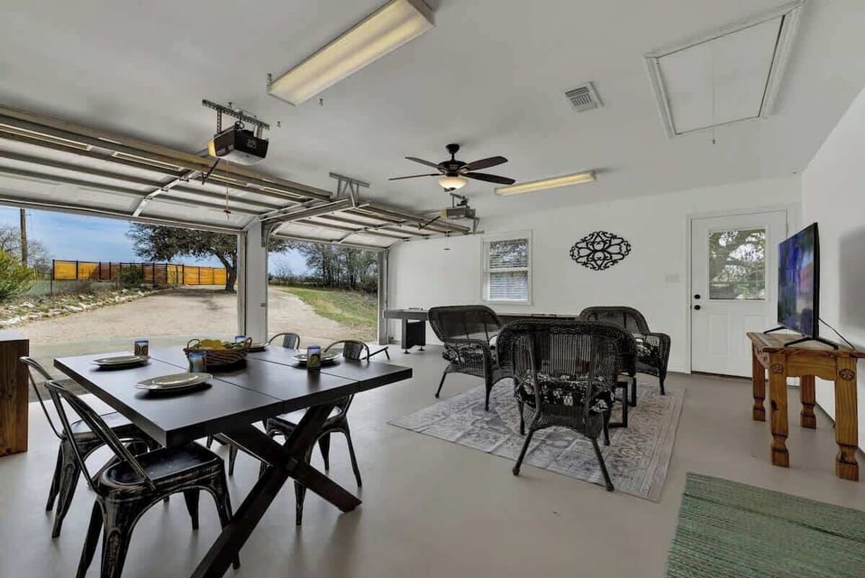 Ample seating for the whole group.