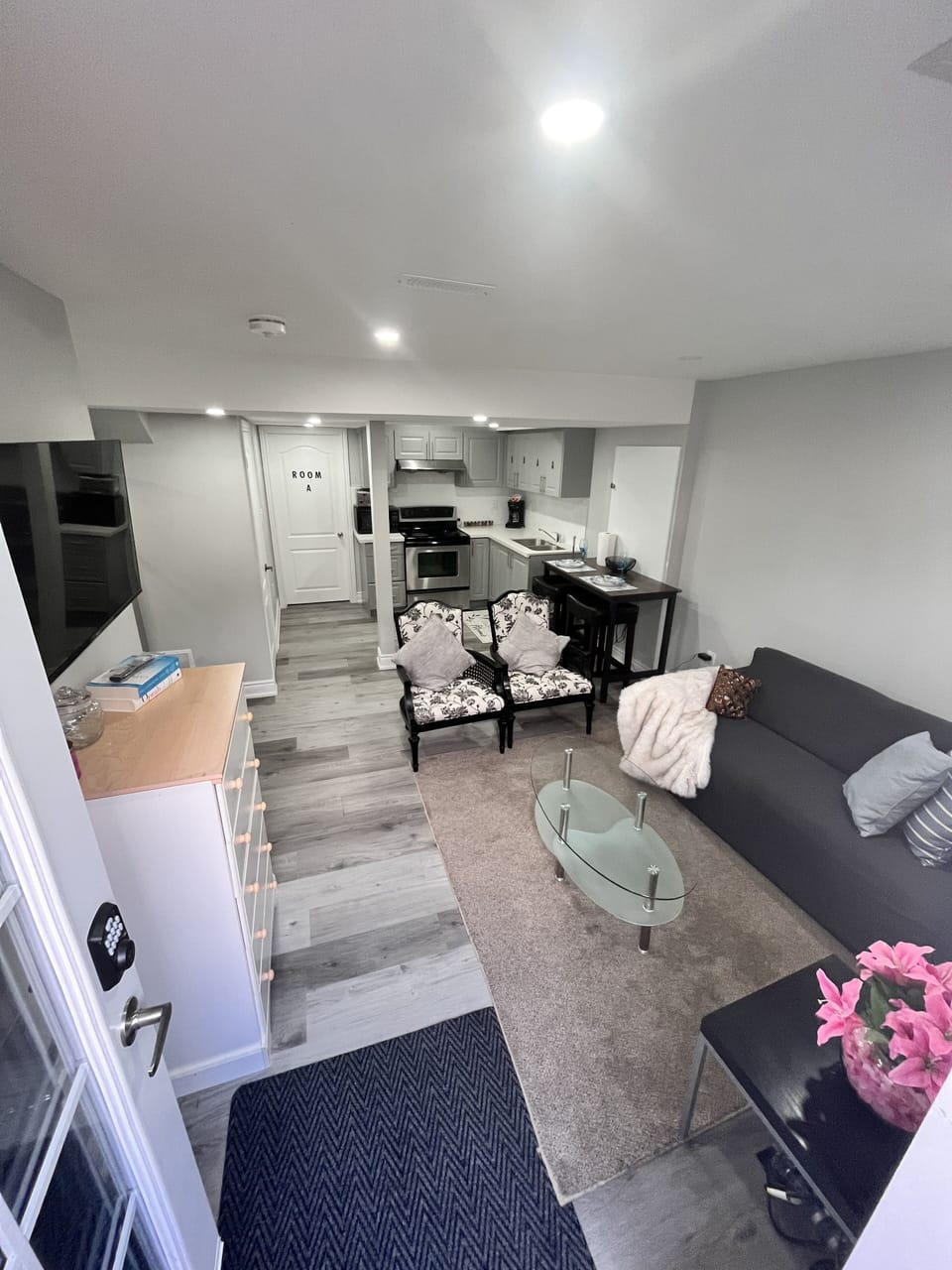 Luxury Apartment | Living area | Toys, pay movies, printers