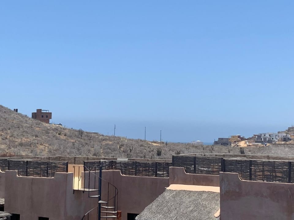 You have a 360-degree view from the rooftop deck