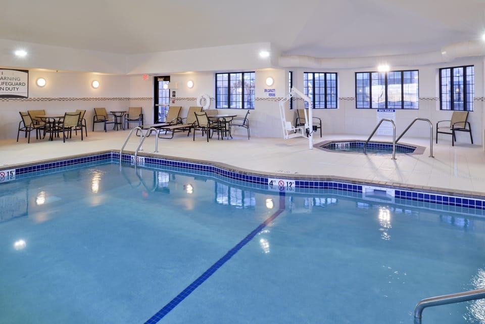 Take a dip in the indoor pool.